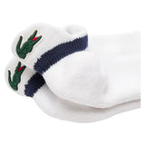 Unisex Low-Cut Technical Socks White and Navy Blue-Socks-Lacoste-669651-1-Tennis Express