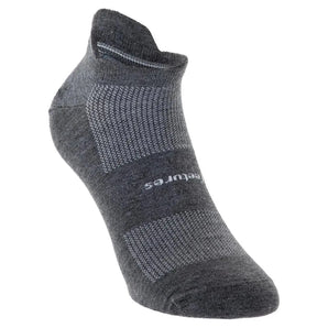 High Performance Ultra Light No Show Tab Socks Heather Gray-Socks-Feetures-67026-DEFAULT-L-Tennis Express