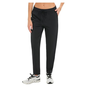 Women's Travelling Tennis Pant Black, BloqUV, Black, Tennis Express, 6800-BLKF26-BLACK-1