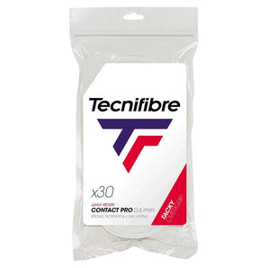 Pro Contact Tennis Overgrip White 30 Pack-Accessories-Tecnifibre-69363-DEFAULT-L-Tennis Express