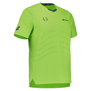 Men's Juan Lebron Replica Tennis Top Green Flash,Apparel,Babolat,,,Tennis Express,6MF26012-8013-1