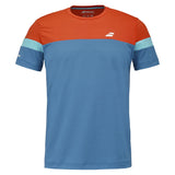 Men's Crew Neck Tennis Top,Apparel,Babolat,4143 Seaport,S,Tennis Express,6MS26013-4143