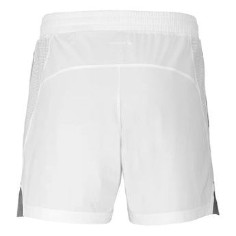 Men's Juan Lebron 7 Inch Tennis Short White,Apparel,Babolat,,,Tennis Express,6MS26061-1000-2