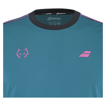 Men's Juan Lebron Crew Neck Padel Tee Legion Blue, Babolat, Tennis Express, 6MZ26011-4156F26-3