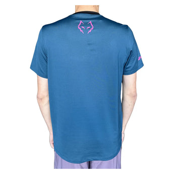 Men's Juan Lebron Crew Neck Padel Tee Legion Blue, Babolat, Tennis Express, 6MZ26011-4156F26-5