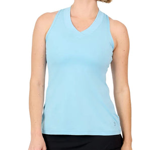 Women's UV Racerback Tennis Tank,Apparel,Sofibella,Cloud,XS,Tennis Express,7001-BBB-Cloud