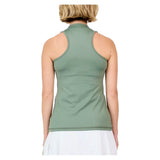 Women's UV Colors Racerback Tennis Tank Army,Apparel,Sofibella,,,Tennis Express,7001ARM-B-1