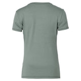 Women's UV Colors Short Sleeve Tennis Top Army-Apparel-Sofibella-7012-ARMB-1-Tennis Express