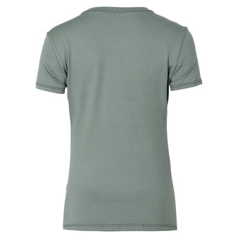 Women's UV Colors Short Sleeve Tennis Top Army-Apparel-Sofibella-7012-ARMB-1-Tennis Express