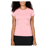Women's UV Short Sleeve Tennis Top,Apparel,Sofibella,Bubble,XS,Tennis Express,7012-BBB-bubble-3