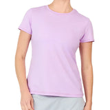 Women's UV Short Sleeve Tennis Top,Apparel,Sofibella,Lavender,XS,Tennis Express,7012-Lave