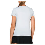 Women's UV Short Sleeve Tennis Top Stone,Apparel,Sofibella,,,Tennis Express,7012STO-B-1