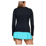 Women's UV Long Sleeve Tennis Top-Apparel-Sofibella-7013-B-02-Tennis Express