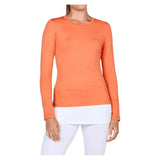 Women's UV Long Sleeve Tennis Top-Apparel-Sofibella-7013-BB-Nectarin-Tennis Express