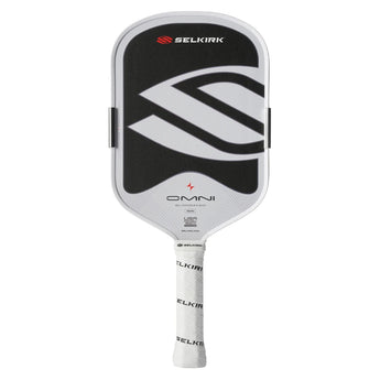OMNI Elongated Pickleball Paddle Chalk,Pickleball Paddles,Selkirk,Chalk,One Size,Tennis Express,7118-OMNI-EL-WH
