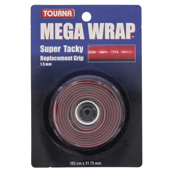 Mega Wrap Replacement Tennis Grip-Accessories-Tourna-72065-RED-L-Tennis Express