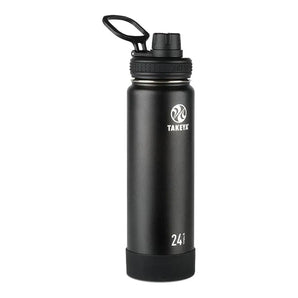 24 oz Actives Insulated Stainless Steel Bottle-Accessories-Takeya-78137-51040_ONYX-L-1-[Sku]-Tennis Express