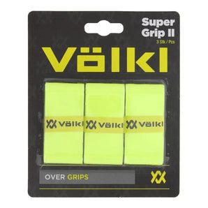 Super Grip II 3 Pack Tennis Overgrip Neon Yellow-Accessories-Volkl-79353-DEFAULT-L-Tennis Express