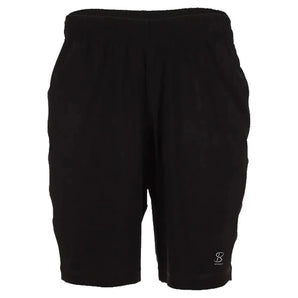 Men's SB Sport Game 9 Inch Tennis Short Black-Apparel-Sofibella-8011BLK-U22-1-Tennis Express