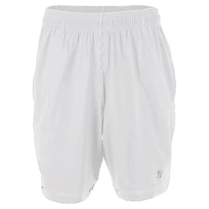 Men's SB Sport Game 9 Inch Tennis Short White-Apparel-Sofibella-8011WHT-U22-1-Tennis Express