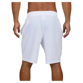 Men's SB Sport Game 9 Inch Tennis Short White-Apparel-Sofibella-8011WHT-U22-4-Tennis Express