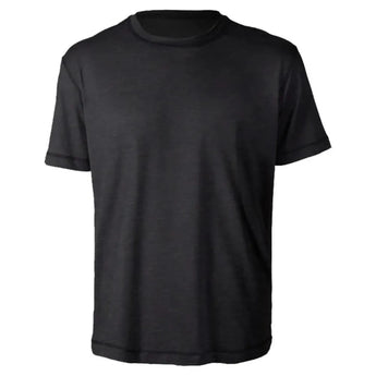 Men's SB Sport Classic Fit Short Sleeve Tennis Crew Black-Apparel-Sofibella-8015BLK-U22-1-Tennis Express