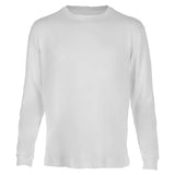 Men's SB Sport Classic Fit Long Sleeve Tennis Crew White-Apparel-Sofibella-8016WHT-U22-1-Tennis Express