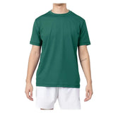 Men's Short Sleeve Tennis Top-Apparel-Sofibella-8032-B-G-Tennis Express