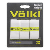 Super Grip II 3 Pack Tennis Overgrip White-Accessories-Volkl-81064-DEFAULT-L-Tennis Express