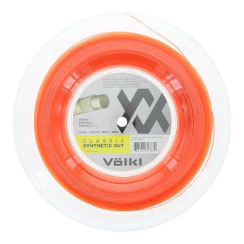 Classic Synthetic Gut Tennis String Reel-Strings-Volkl-81968-NEON_ORANGE-L-Tennis Express