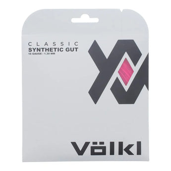 Classic Synthetic Gut Tennis String-Strings-Volkl-81969-PINK-L-4-[Sku]-Tennis Express