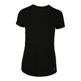 Women's Short Sleeve Tennis Top-Apparel-Sofibella-83099-BLK_BLACK-L-Tennis Express