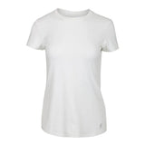 Women's Short Sleeve Tennis Top-Apparel-Sofibella-83099-WHT_WHITE-L-Tennis Express
