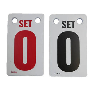 3 Inch by 5 Inch Set Card, Black and Red-Accessories-Har Tru-83710-DEFAULT-L-1-[Sku]-Tennis Express