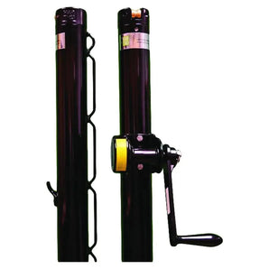 Advantage External Wind Round Net Post-Court Equipment-Har Tru-83727-DEFAULT-L-Tennis Express