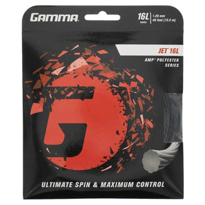 Jet Tennis String-Strings-Gamma-84014-BLACK-L-Tennis Express