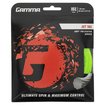 Jet Tennis String-Strings-Gamma-84014-LIME-L-Tennis Express