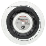Synthetic Gut with Wearguard 16G Tennis String Reel-Strings-Gamma-84021-BLACK-L-Tennis Express