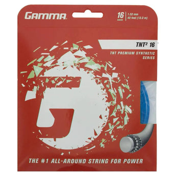 TNT2 16G Tennis String-Strings-Gamma-84024-BLUE-L-Tennis Express