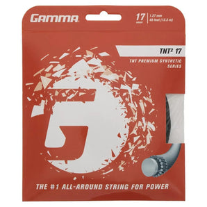 TNT2 17G Tennis String-Strings-Gamma-84025-BLACK-L-Tennis Express