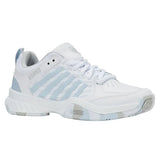 Juniors' Court Express 2 Tennis Shoes White and Ballad Blue-Footwear-K-Swiss-84428-117F25-1-Tennis Express