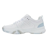 Juniors' Court Express 2 Tennis Shoes White and Ballad Blue-Footwear-K-Swiss-84428-117F25-3-Tennis Express
