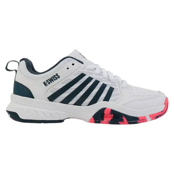 Juniors' Court Express 2 Tennis Shoes White and Stargazer-Footwear-K-Swiss-84428-129F25-Tennis Express