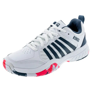 Juniors' Court Express 2 Tennis Shoes White and Stargazer-Footwear-K-Swiss-84428-129F25copy-Tennis Express