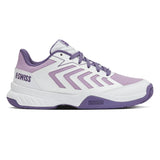 Juniors' Ultrashot Team 2 Tennis Shoes White and Purple Haze-Footwear-K-Swiss-84598-151S26-1-Tennis Express