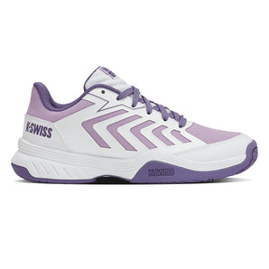 Juniors' Ultrashot Team 2 Tennis Shoes White and Purple Haze-Footwear-K-Swiss-84598-151S26-1-Tennis Express