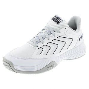 Juniors' Ultrashot Team 2 Tennis Shoes White and Dawn Blue,Footwear,K-Swiss,1Y,WHITE/DAWN_BLUE,Tennis Express,84598-152S26copycopy