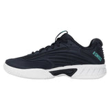 Juniors Hypercourt Express 3 Tennis Shoes Carbon and Baltic,Footwear,K-Swiss,,,Tennis Express,84603-009F26-2