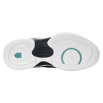 Juniors Hypercourt Express 3 Tennis Shoes Carbon and Baltic,Footwear,K-Swiss,,,Tennis Express,84603-009F26-5