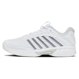 Juniors' Hypercourt Express 3 Tennis Shoes White and Dawn Blue-Footwear-K-Swiss-84603-152S26-1-Tennis Express
